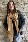 Classic Portobello Scarf Camel **